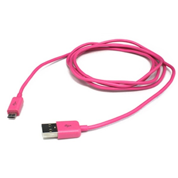 Micro Usb Usbケーブル 充電 転送 2a 1 5m ピンク Qx 043bk の通販はソフマップ Sofmap