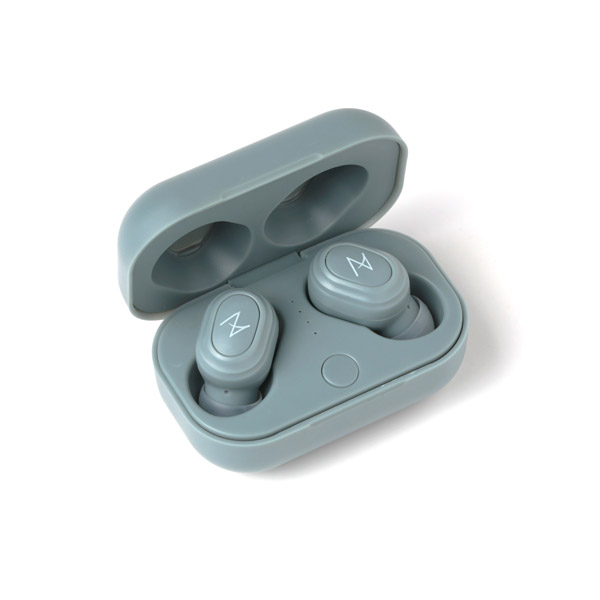 QB-082 グレー【IPX5防水】【本体4.5時間再生】【片耳5g】トゥルー