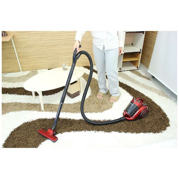 サイクロン式掃除機 VCS-3100V レッド ［サイクロン式］｜の通販は 