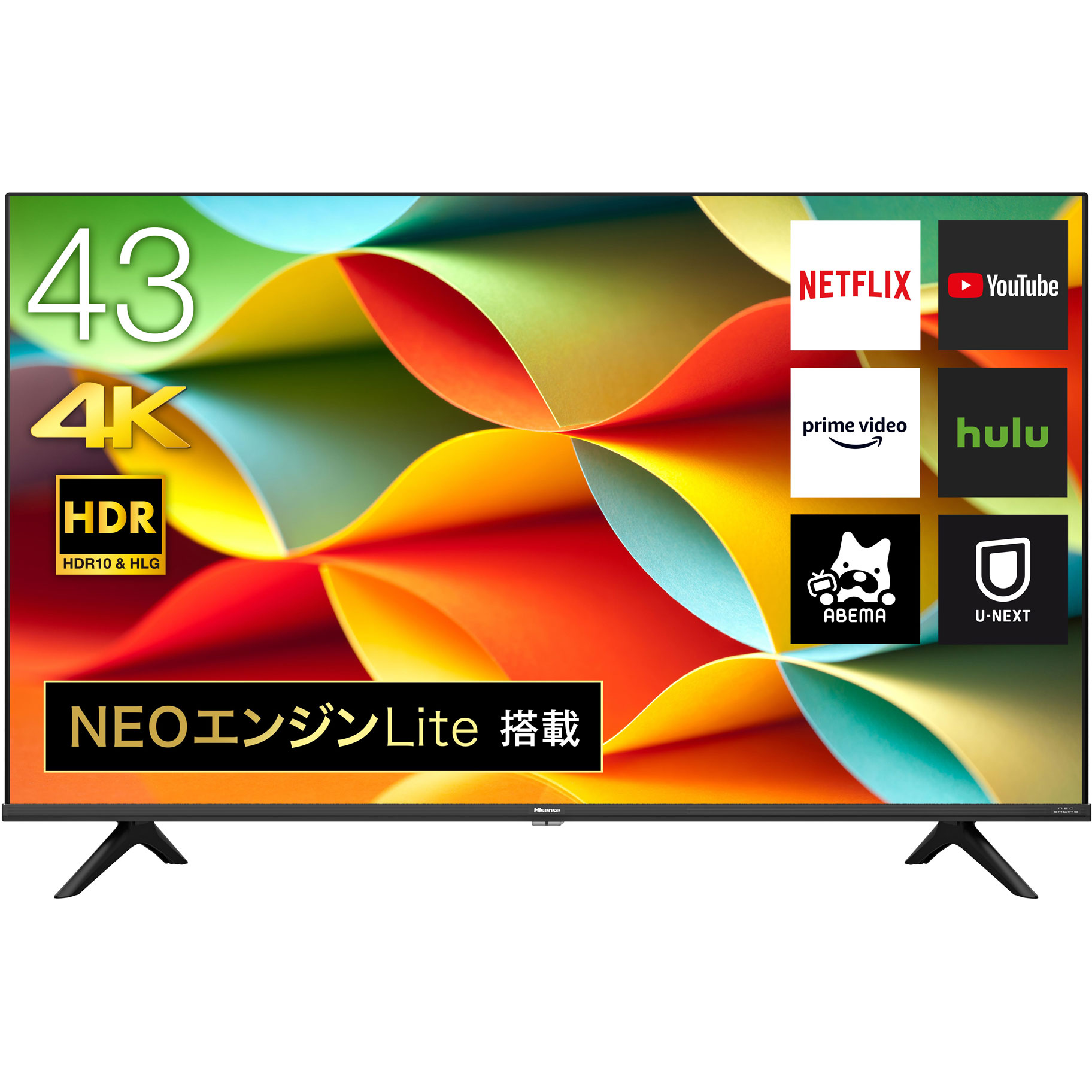 液晶テレビ 43A6G ［43V型 /4K対応 /BS・CS 4Kチューナー内蔵 /YouTube