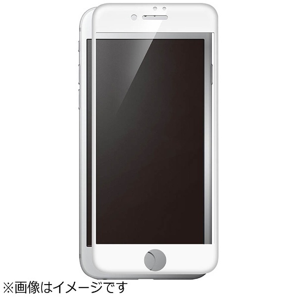 iPhone 7 Plus用 Hybrid 3D Glass Screen Protector 0.21mm 表面用 のぞき見防止タイプ ホワイト  DG-IP7PV2FWH｜の通販はソフマップ[sofmap]