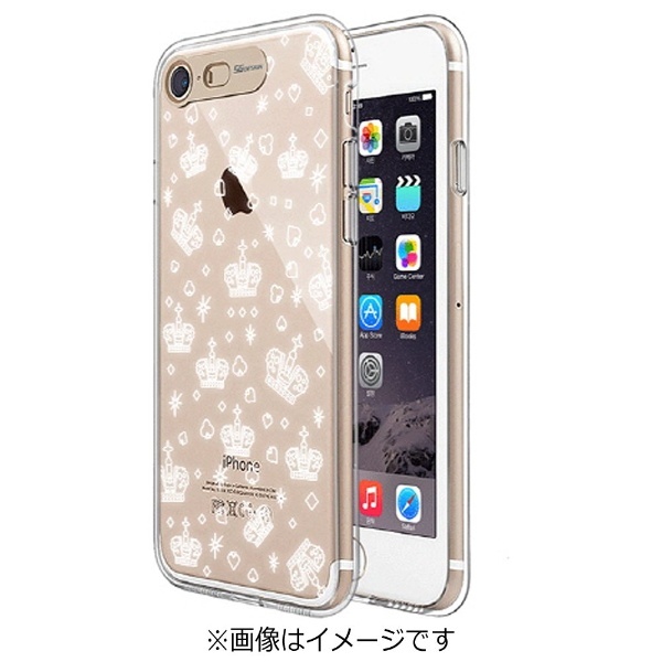 iPhone 7用 Armor Shield イルミネーションケース クラウン ゴールド