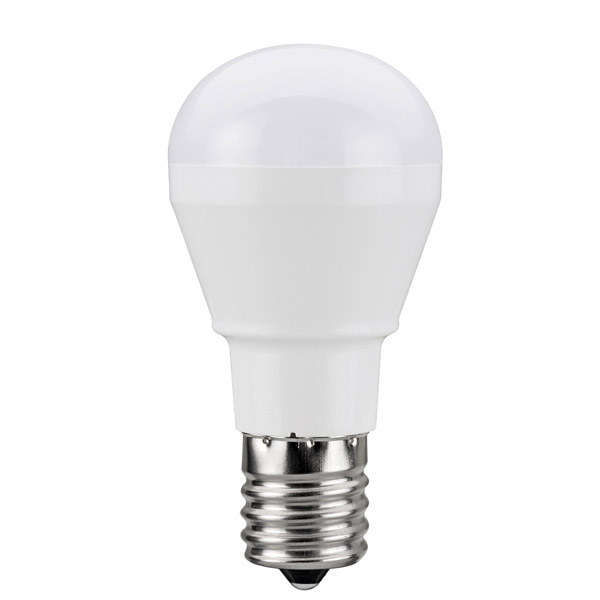 LED電球　口金E17　ミニクリプトン形　調光非対応　全光束440lm　電球色　配光角ビーム角180度　40W相当　2個パック　広配光タイプ  LDA4L-G-E17S40V2P