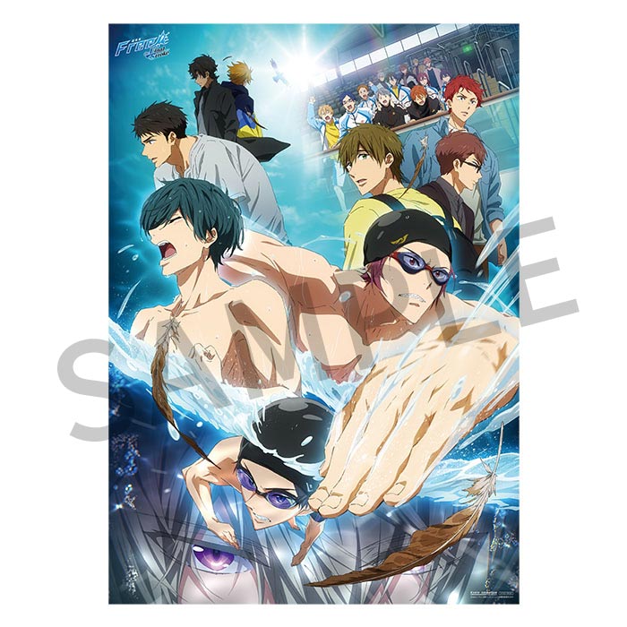 新品未開封 劇場版 Free! TM メモリアルタペストリー 京アニ DF