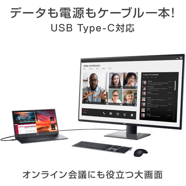 USB-C接続 PCモニター U4320Q-R ［42.5型 /ワイド /4K(3840×2160）］