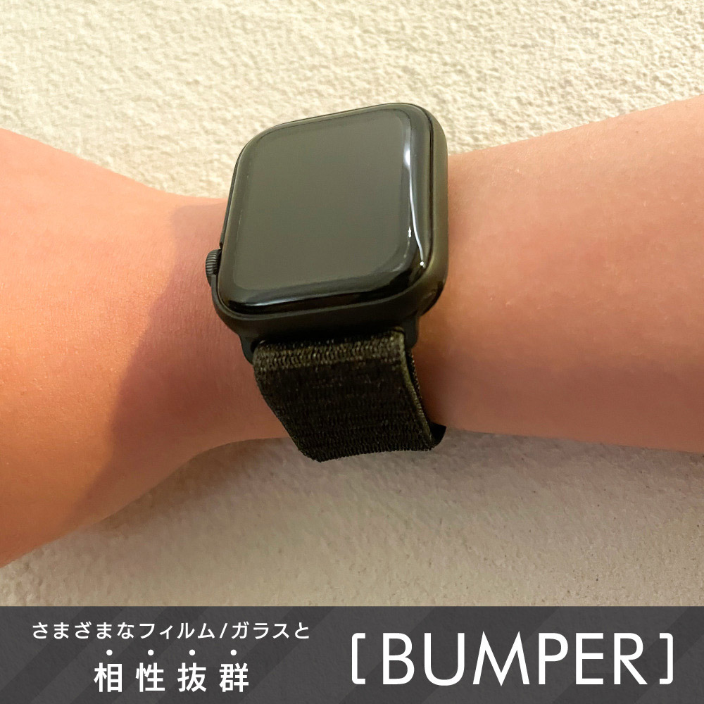 O4☆Apple Watch FKMラバーバンド　クリアケース　カバー　ベルト
