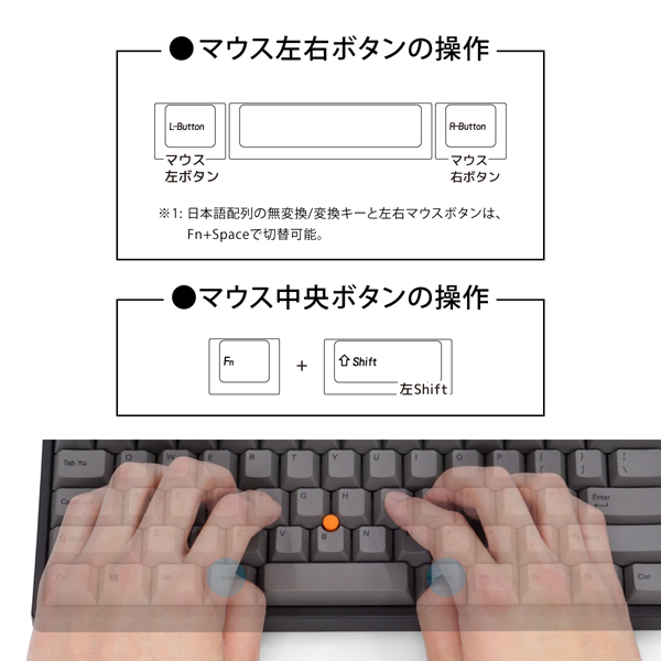 キーボード CHERRY MX 茶軸(英語配列) AS-KBQ89/TGB [有線 /USB キーボード CHERRY MX 茶軸(英語配列) AS-KBQ89/TGB [有線 /USB