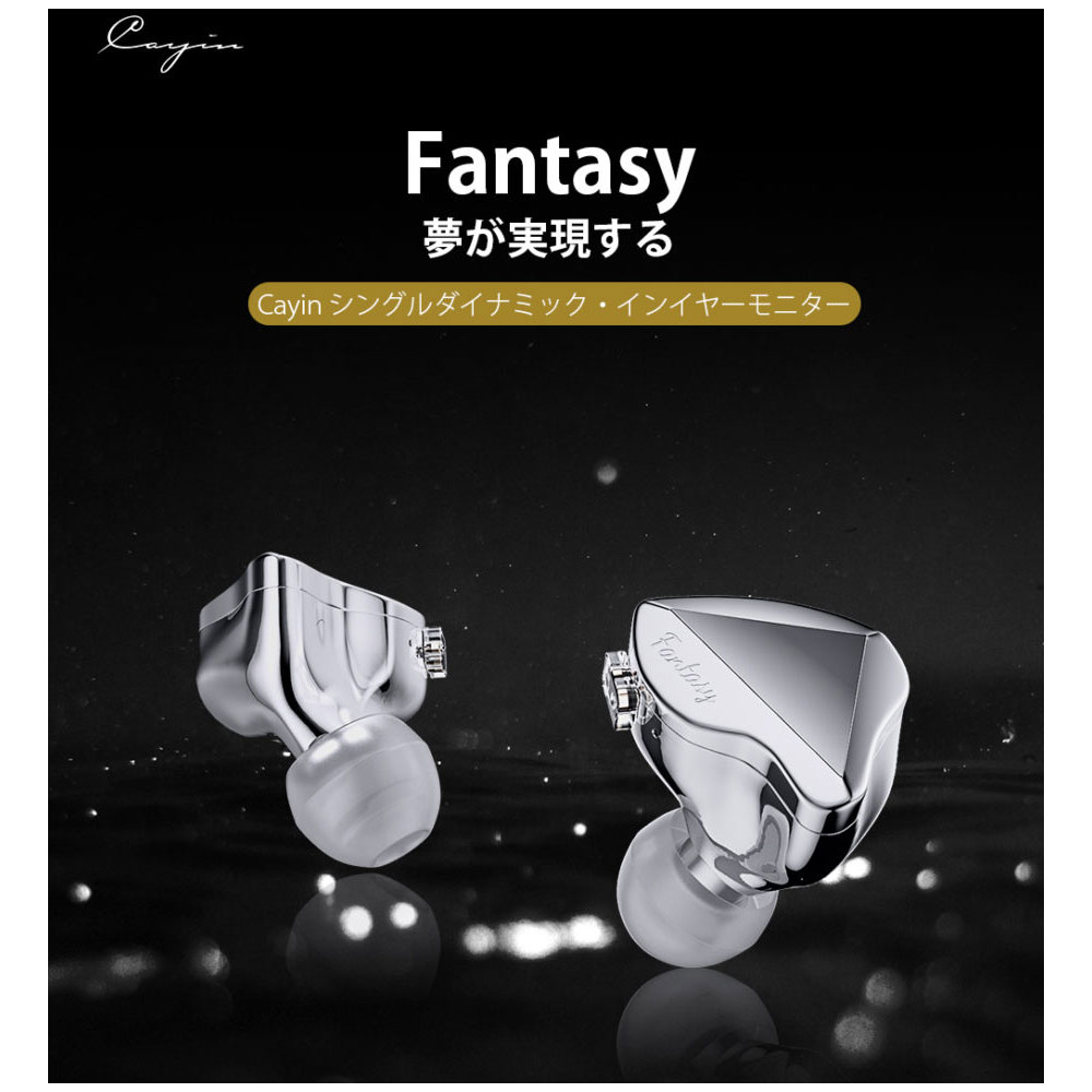イヤホン カナル型 Fantasy シルバー YD01 ［φ3.5mm ミニプラグ］｜の 