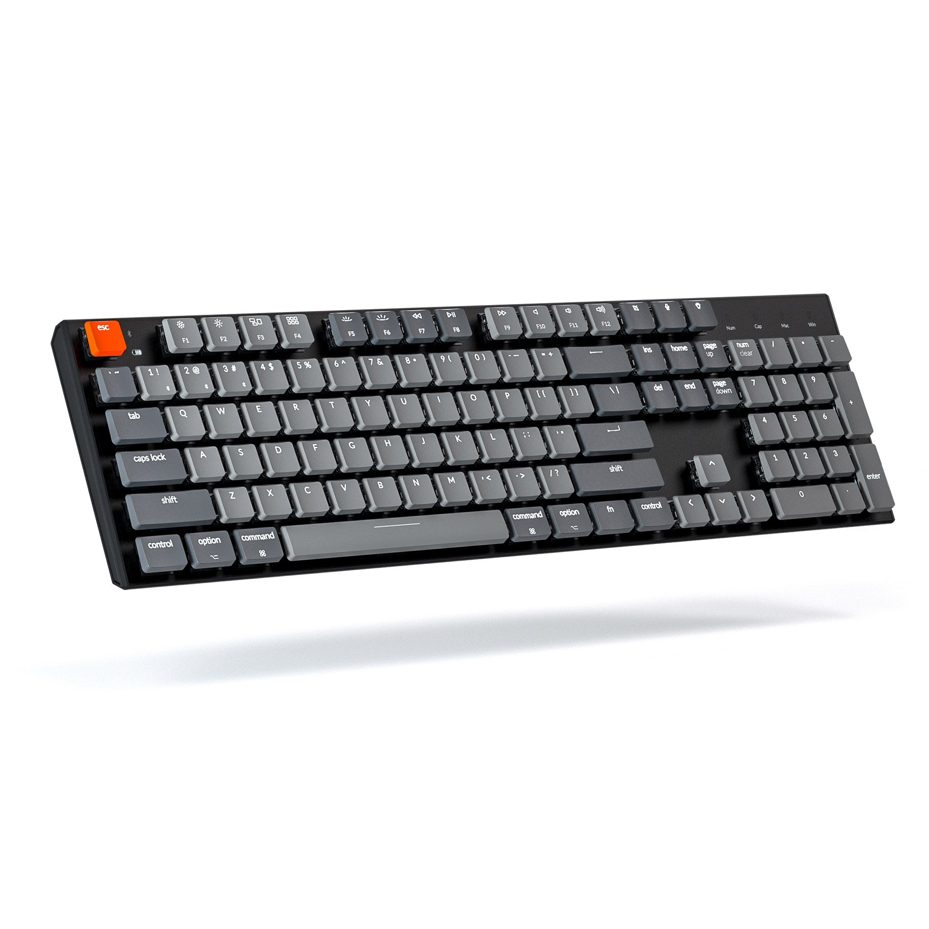 キーボード K1 赤軸(英語配列) K1-104-WHT-Red-US ［有線・ワイヤレス