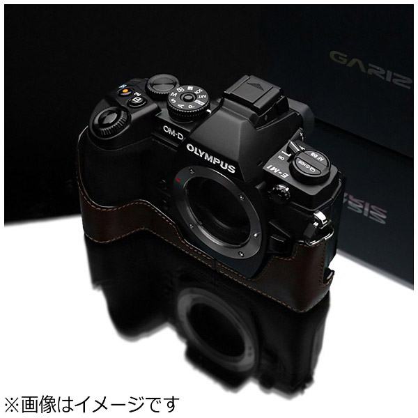 本革カメラケース 【オリンパス OM-D E-M1用】（ブラウン） XS-CHEM1BR