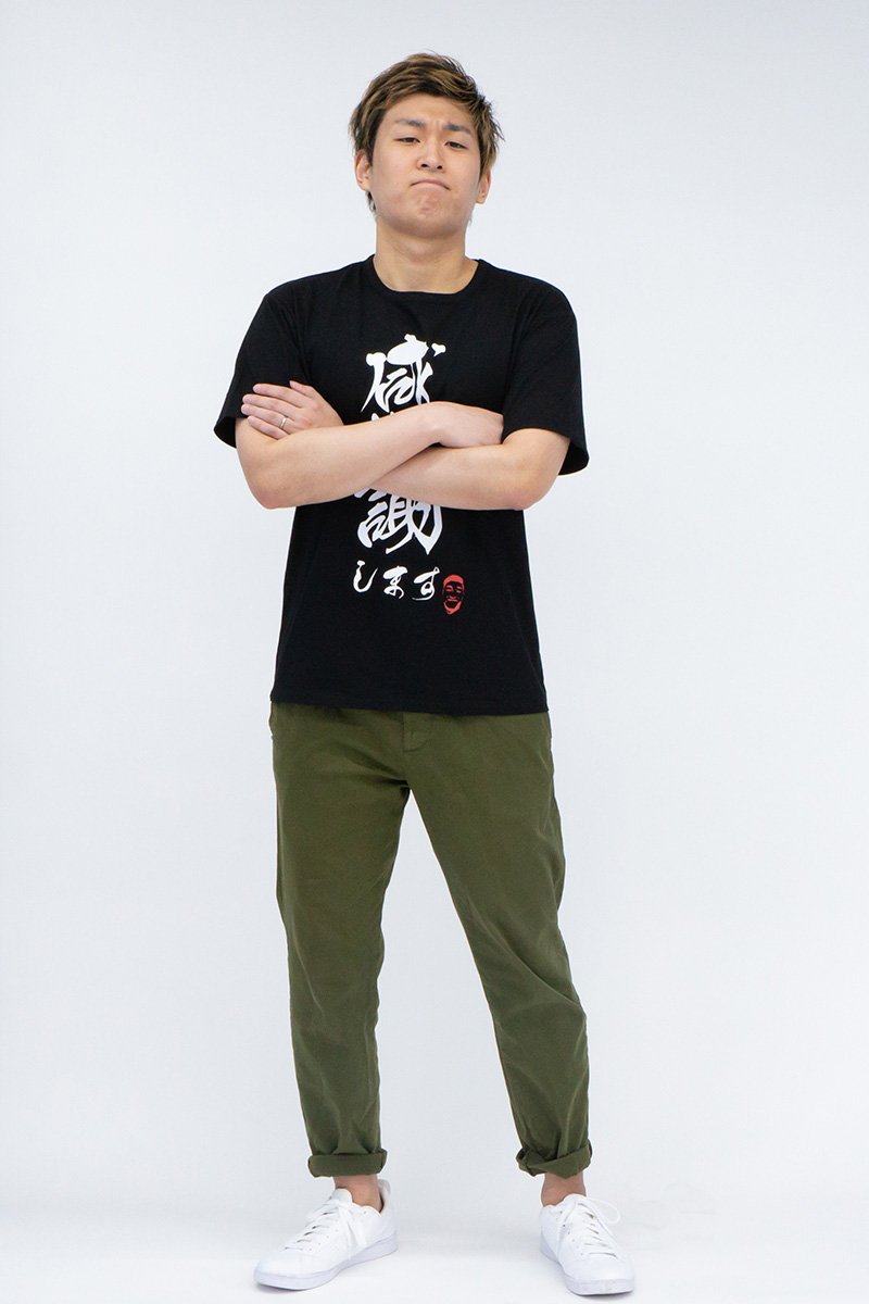 Stylishnoob Tシャツ 「感謝します」ブラック(サイズ：M)DTN-TS004SN1BKM