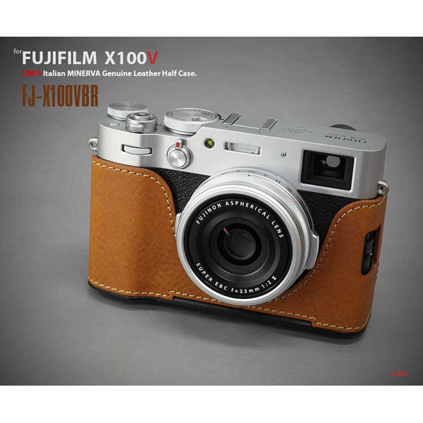 富士フイルム X100v用本革カメラハーフケース ブラウン Fj X100vbr 一眼カメラケースの通販はソフマップ Sofmap