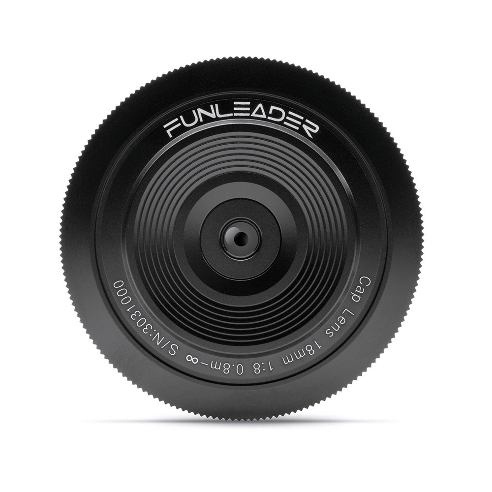 Canon RFマウントfunleader18mm F8レンズ ボディキャップレンズ FUNLEADER CAPLENS 18mm f/8.0 キヤノンRF