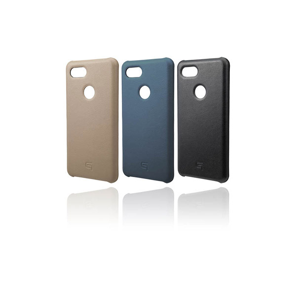 Italian Genuine Leather Shell Case for Pixel 3 XL Black