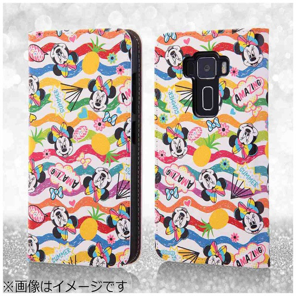 ディズニーケース3種類セット ASUS ZenFone 3（ZE520KL）用 手帳型ケース ディズニー・ミニーマウス