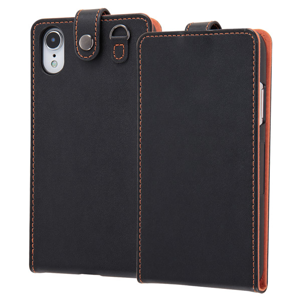 iPhone XR 6.1インチモデル 手帳型ケース スナップボタン縦型 IN