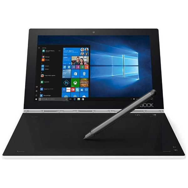 【在庫限り】 ノートパソコン YOGA BOOK（ヨガブック） with Windows パールホワイト ZA150270JP ［10.1型］