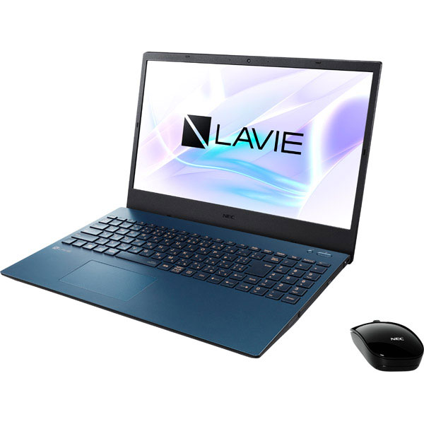 ノートパソコン LAVIE N15シリーズ ネイビーブルー PC-N1566AZL-2 ［15.6型 /AMD Ryzen 7 /SSD：512GB  /メモリ：8GB /2020年夏モデル］