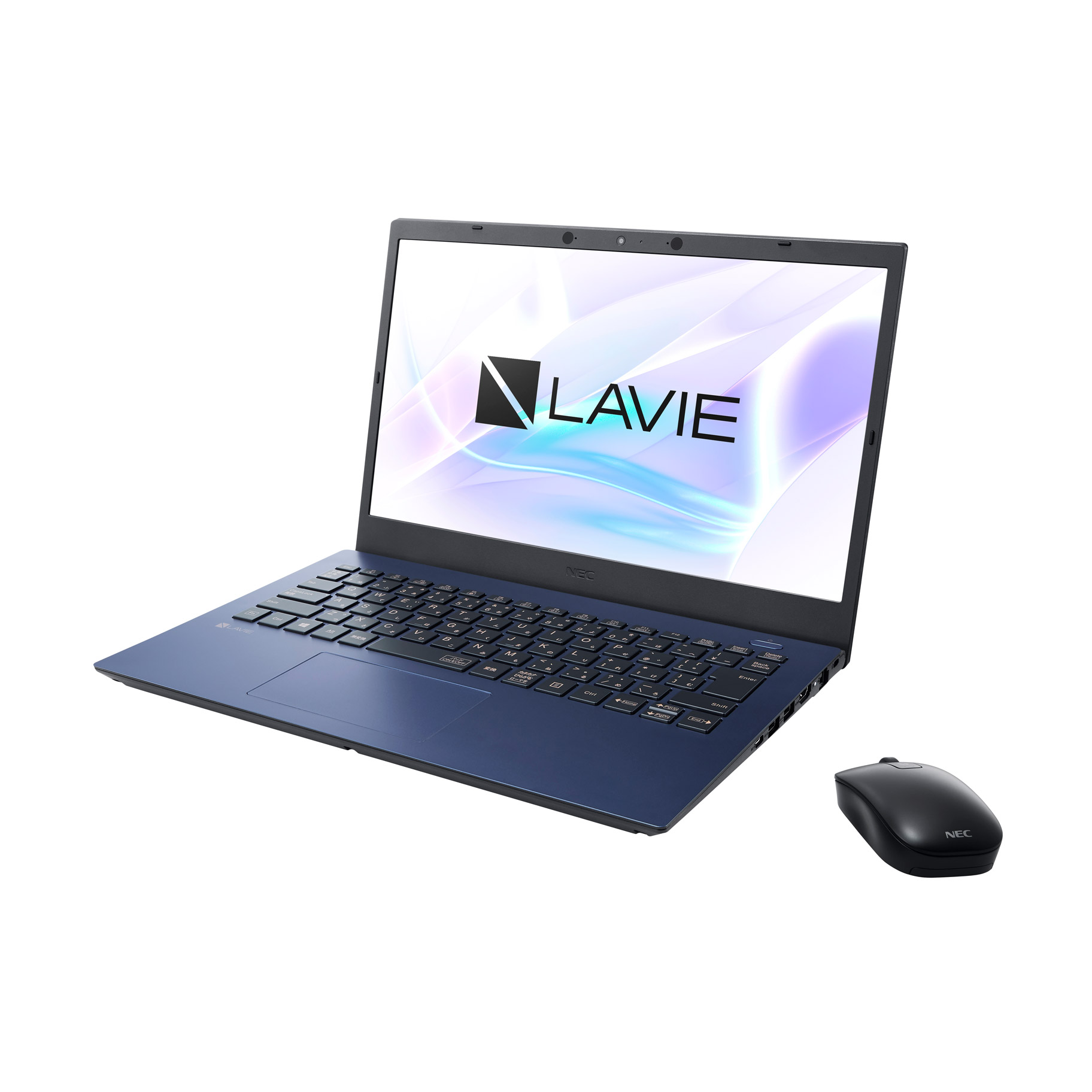 ノートパソコン LAVIE N14シリーズ ネイビーブルー PC-N1475BAL ［14.0型 /Windows10 Home /intel  Core i7 /メモリ：8GB /SSD：512GB /Office HomeandBusiness /日本語版キーボード /2021年春モデル］