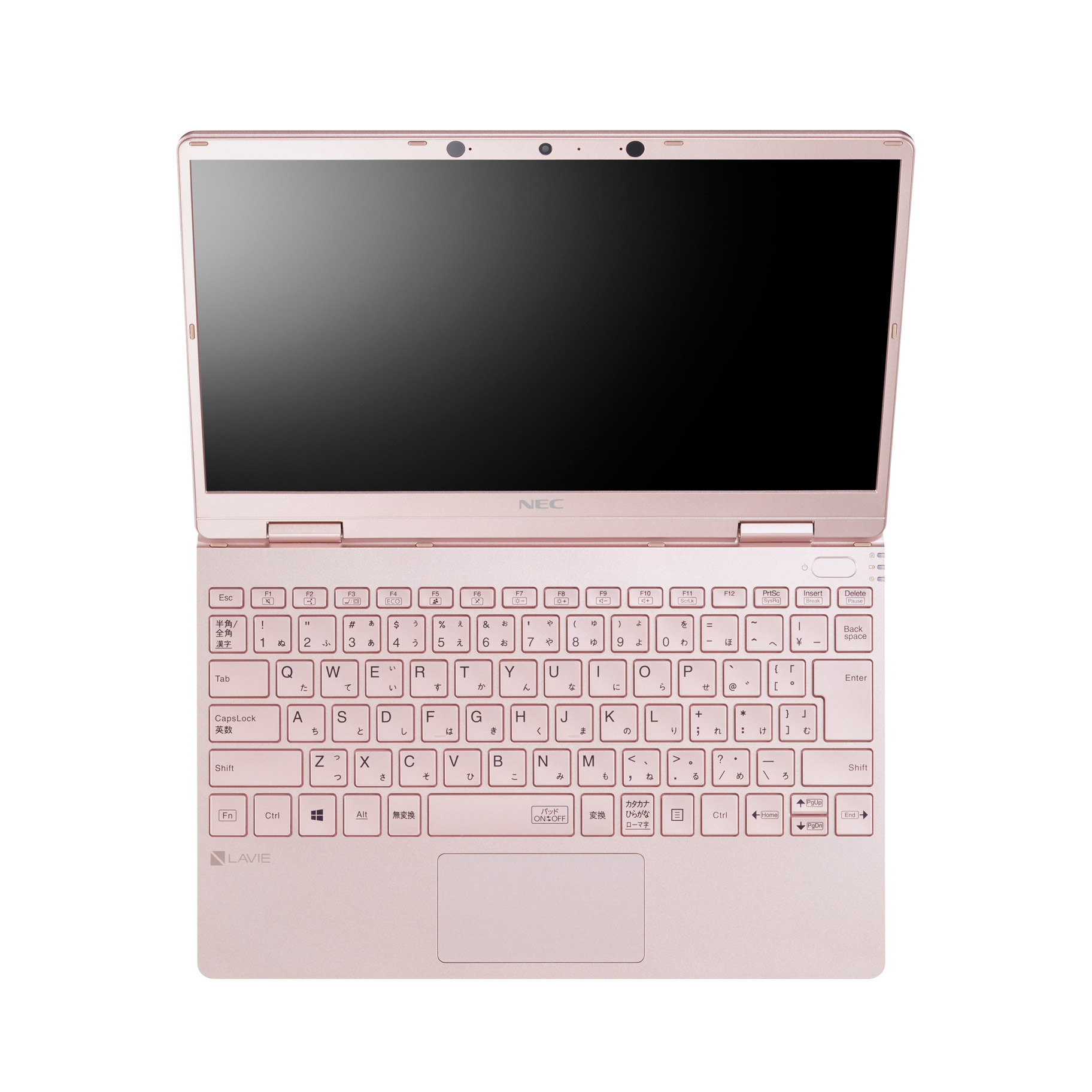 ノートパソコン LAVIE N12シリーズ メタリックピンク PC-N1275BAG ［12.5型 /Windows10 Home /intel  Core i7 /メモリ：8GB /SSD：512GB /Office HomeandBusiness /2021年1月モデル］