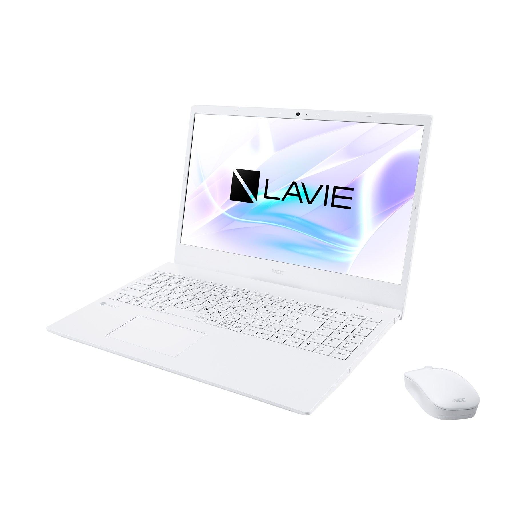 ノートパソコン LAVIE N15シリーズ パールホワイト PC-N1535BZW-2 [15.6型 /Windows10 Home /intel  Core i3 /Office HomeandBusiness /メモリ：8GB /SSD：512GB /2021年春モデル]