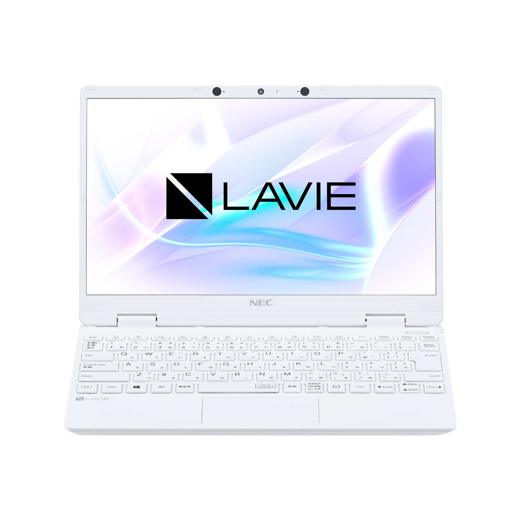 ノートパソコン LAVIE N12シリーズ パールホワイト PC-N1255BZW-2 
