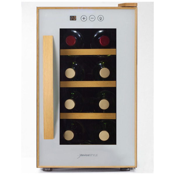 中古】〔展示品〕 ワインセラー ホワイト CE-8W-W ［8本 ／右開き