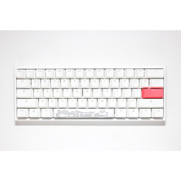 ゲーミングキーボード One 2 Mini RGB Pure White 赤軸(英語配列) Pure ...
