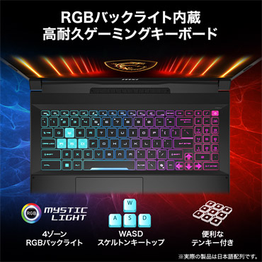 ゲーミングノートパソコン Katana 15 HX B14W ブラック