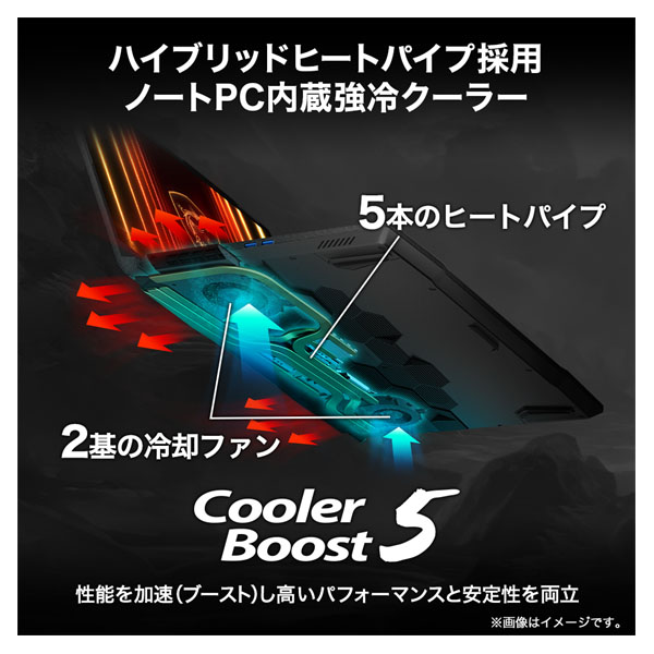 ゲーミングノートパソコン Katana 17 HX B14W ブラック