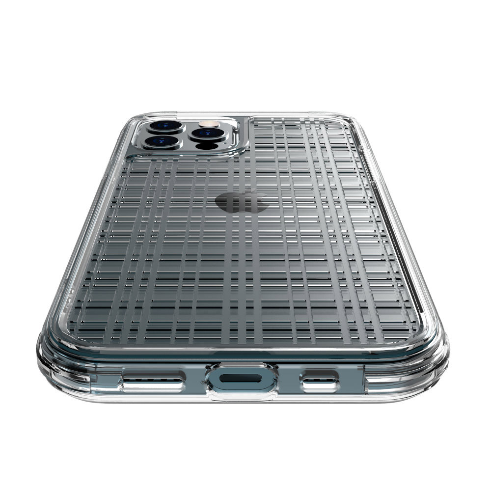 LINKASE AIR E-collection Grid(グリッド) ゴリラガラスiPhoneケース for iPhone 12 Pro  12 AT-ADM-AIR-E-Grid-2020-61｜の通販はソフマップ[sofmap]
