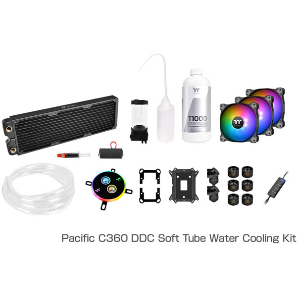 Pacific C360 DDC Soft Tube Water Cooling Kit CL-W253-CU12SW-A