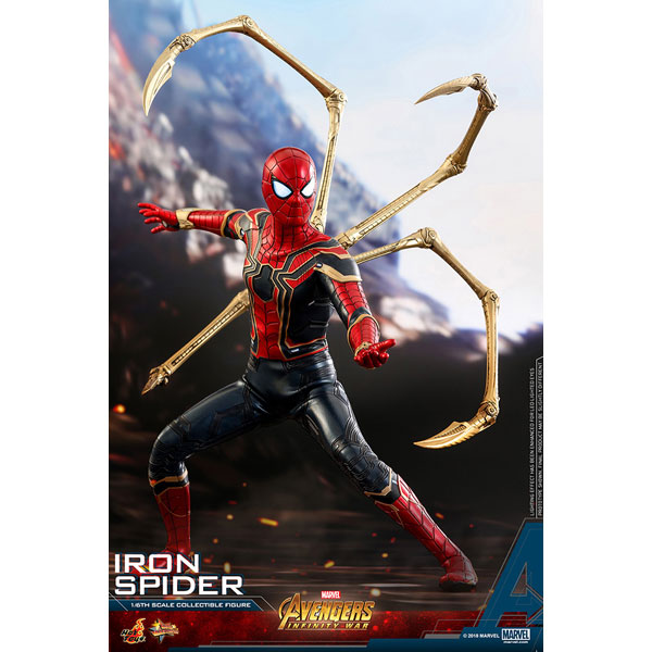 ホットトイズ アイアンスパイダー 1/6 アベンジャーズ インフィニティ 