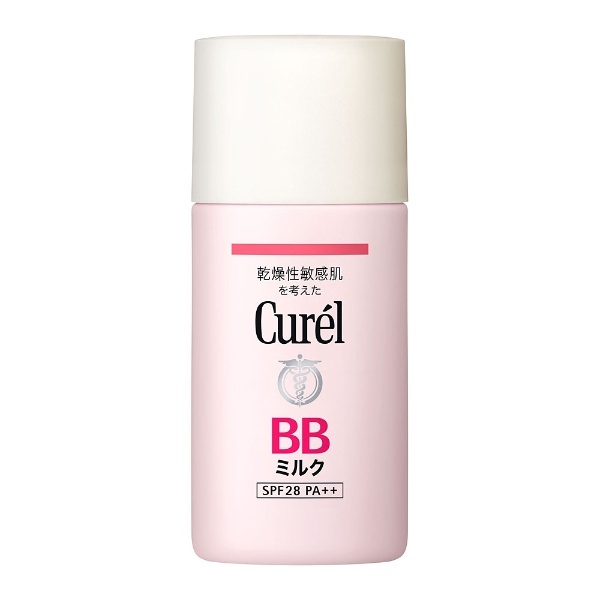 キュレル BBミルク 明るい肌色 30ml 薄づきタイプ SPF28•PA++ - BBクリーム