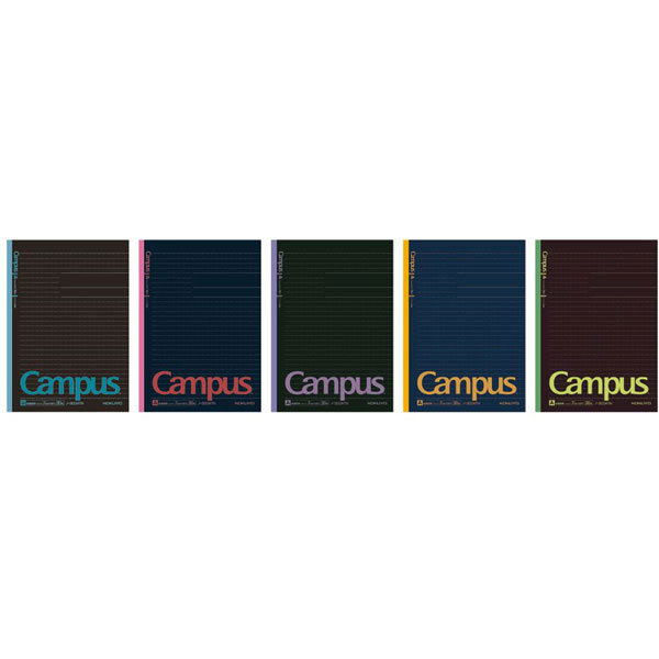 ノート(ブラックカラー) Campus(キャンパス) 5冊パック 3CDATNX5