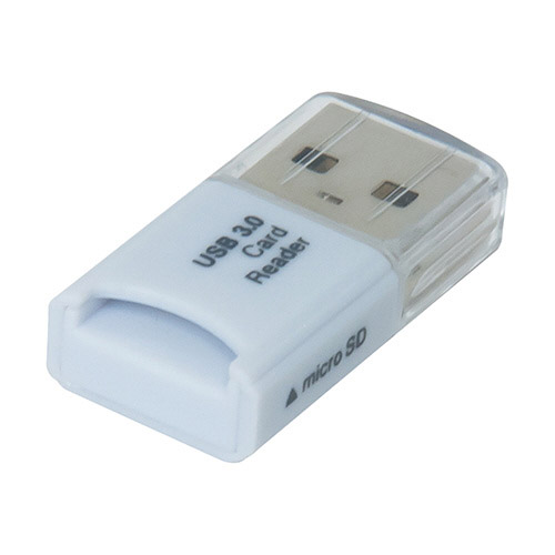 USB3.0 microSD専用カードリーダー・ライター（ホワイト）CRW3SD64W