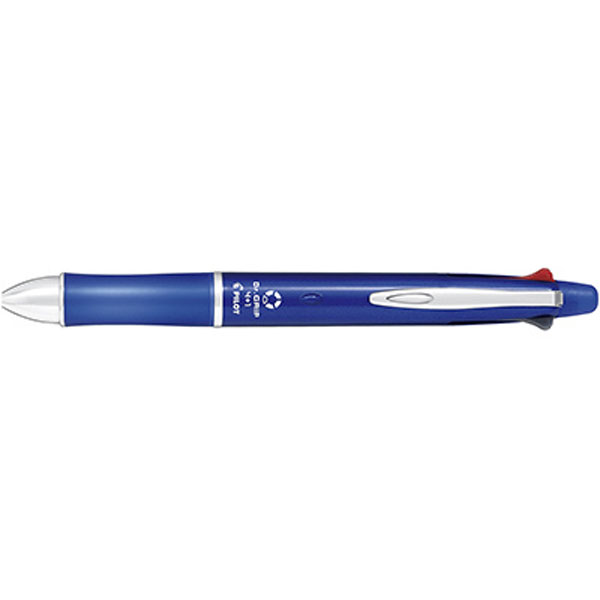 多機能油性ボールペン]ドクターグリップ4＋1ブルー（インキ色：4色、ボール径0.7mm・芯径：0.5mm）  PBKHDF1SFN-L｜の通販はソフマップ[sofmap]