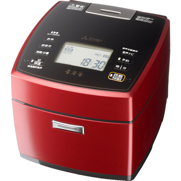 IH炊飯ジャー（5.5合）　NJ-VWA10-R　赤紅玉（あかこうぎょく） [5.5合 /IH] 5合 玄米 純度99 発芽米 　NJ VWA10 R　赤紅玉 あかこうぎょく /IH 本炭釜 芳潤炊き 　芳潤炊き 最短0 VWA10形の場合 合ピタカップ