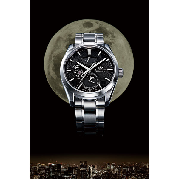 【最終価格】オリエントスター ムーンフェイズ RK-AY0001B ORIENT STAR 「メカニカルムーンフェイズ」モデル‼ – 腕時計のな