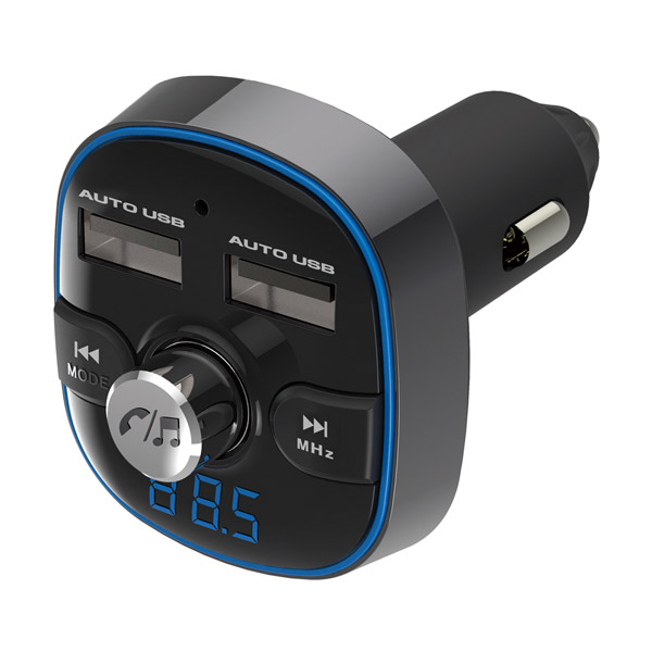 Bluetooth FMトランスミッター (USB２ポート/ハンズフリー通話機能搭載/FM周波数フルバンド/イコライザー機能搭載/最適充電)  KD-210｜の通販はソフマップ[sofmap]