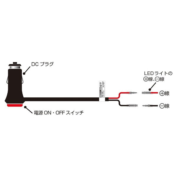 LEDワークライト用DCプラグ配線キット ML-15｜の通販はソフマップ[sofmap]