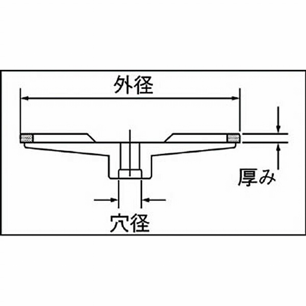DS-4M 三京 ドライセーパー 仕上研削用 100X20.0