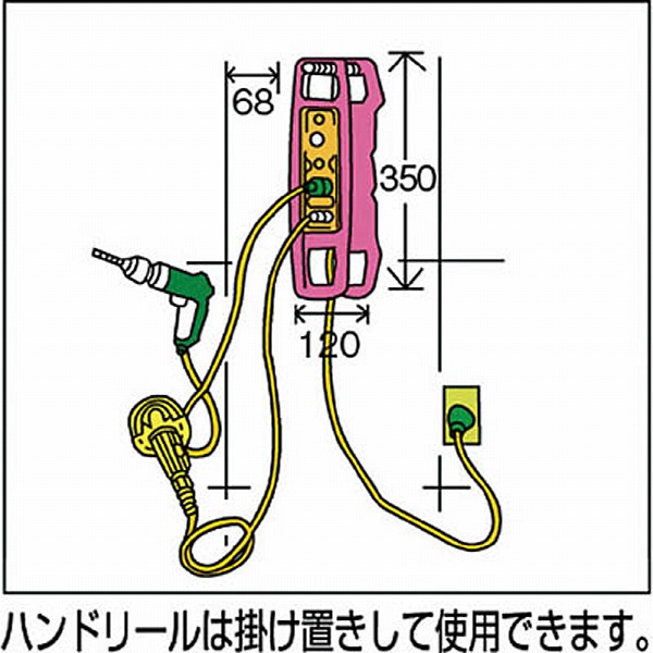 Sh E102 日動 ハンドリール スピコンハンドリール 100v アース付 10m の通販はソフマップ Sofmap
