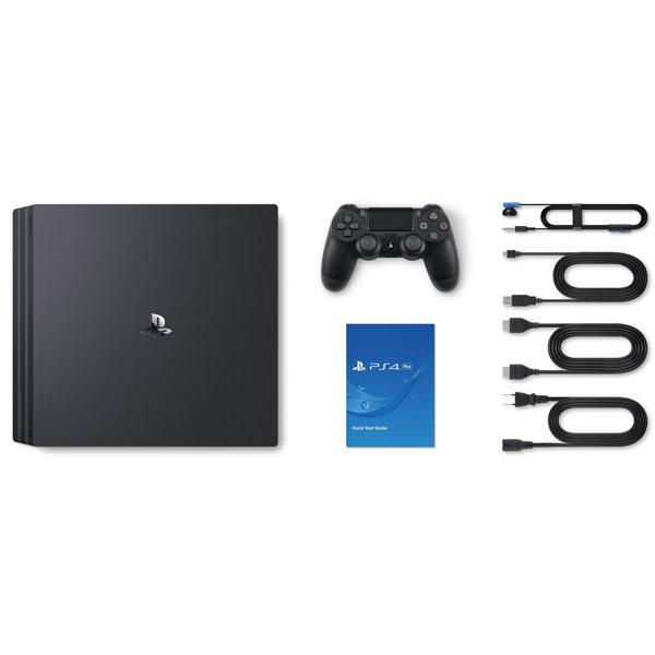 PlayStation4 Pro(ＰｌａｙＳｔａｔｉｏｎ 4专业)喷气·黑色1TB[游戏机