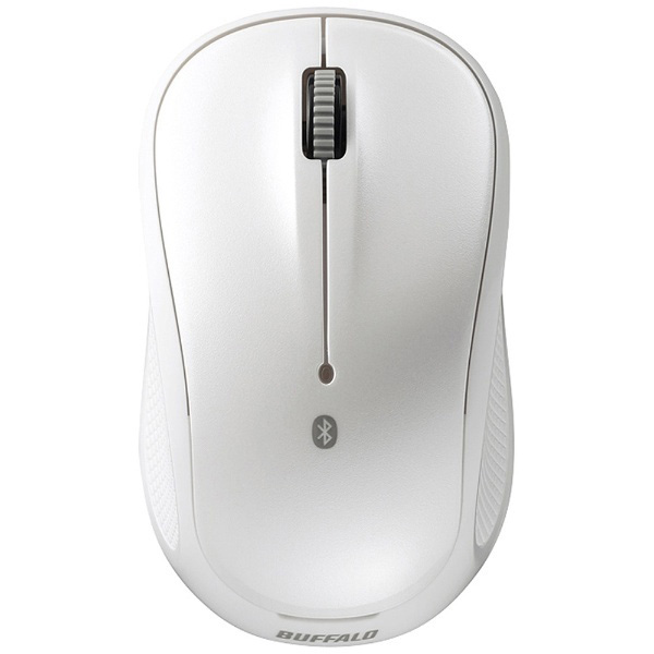 バッファロー BSMBB500LWH 無線 ワイヤレス Bluetooth3.0 マウス BlueLED光学式 静音 5ボタン ホワイト Lサイズ PremiumFit