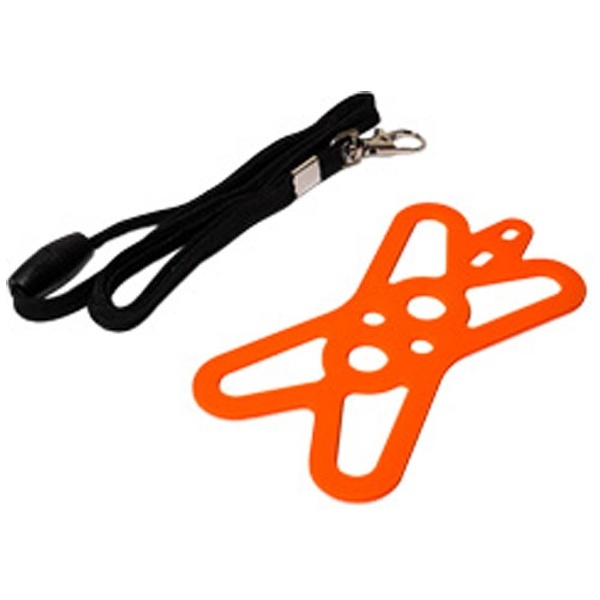 ネックストラップ スマホホルダー フリーサイズスマホホルダー ストラップ オレンジ Sac Sb02 Or の通販はソフマップ Sofmap
