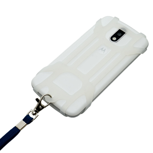 フリーサイズ スマホホルダー＋ストラップ 背面中央カメラ対応タイプ