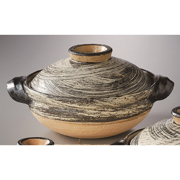 長谷園の「伊賀土鍋 刷毛目」大（3～5人用）