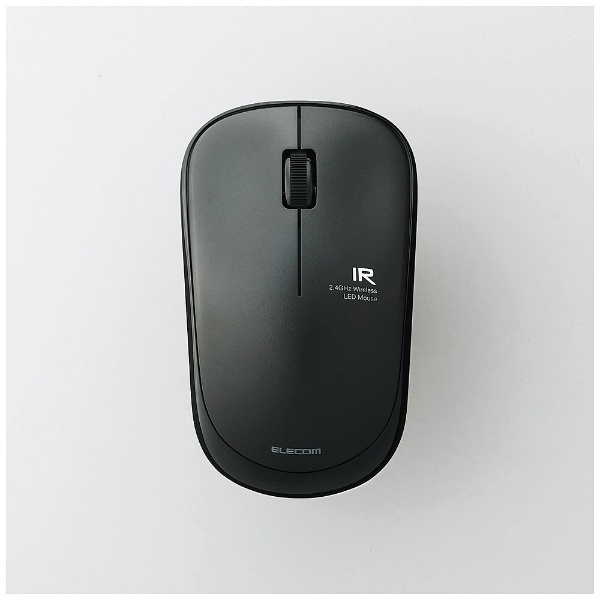 M-IR07DRSBK マウス M-IR07DRSシリーズ ブラック [IR LED /3ボタン /USB /無線(ワイヤレス)／PS5対応]_1