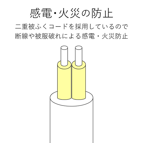 スイングプラグタップ 4個口 2m T-TS02-2420WH｜の通販はソフマップ